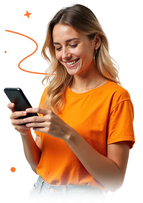 Woman with Phone